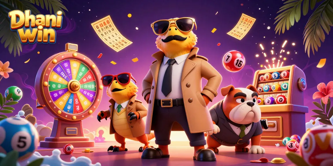 Dive into the thrilling Dhani win experience as colorful lottery balls and attractions come alive!