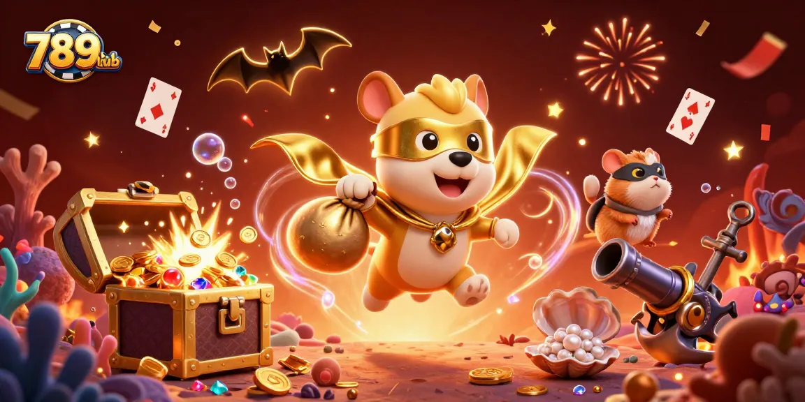 Experience thrilling gameplay at 789Club with vibrant casino elements and exciting characters.